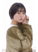 シースルーバングマッシュショート