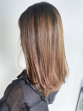 アイティーバイアルバム 下北沢店(IT by ALBUM) ワンカールセミロング_ショコラベージュボブルフ_ba352702