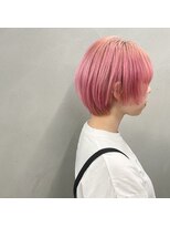 タグ(#tag)&nbsp;#ショートボブ×ピンクカラー