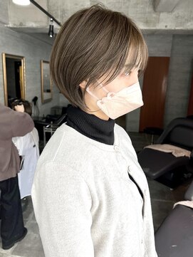 バーチョ(bacio) 20代30代40代◎小顔骨格矯正ショート【麻生/札幌ショート/白髪】