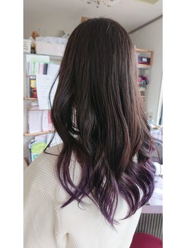 サロン Salon アイ アート 裾カラー