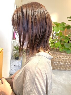 ラヴェストバイフレイスウェル(LOVEST by frace well) チェリーブラウン/ぱつっとボブ/ヘルシースタイル