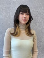 アース 三軒茶屋店(HAIR&MAKE EARTH) 三軒茶屋_レディース_ロング_コテ巻き_韓国巻き_インナーカラー
