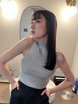 ボタン ハカタ(VOTAN hakata)&nbsp;【ろみおStyle】フルバング×ストレートヘア