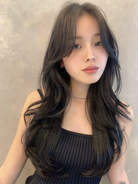 トルネード(TORNADO) 韓国風 かきあげ前髪 ハイレイヤーカット 垢抜けヘア A1222