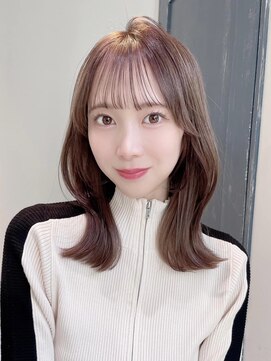 フォルテ 掛川店 顔周りカット/ラベージュカラー