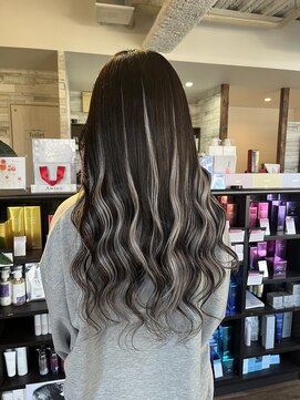 ルフレ(Reflet) シールエクステ☆グレー×ブラック