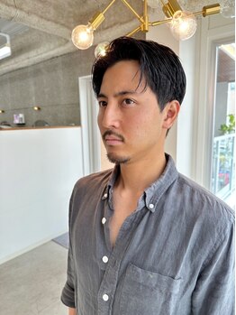 フラッグヘアー 博多駅前店(Flag HAIR)の写真/【自然なストレートヘアに】メンズにもオススメの縮毛矯正はメンズ特化サロンの《Flag HAIR》にお任せ☆