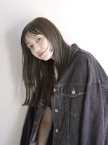 セロ 東辻井店(SERO) 【SERO東辻井】顔まわりレイヤー/カーキブラウン/イルミナカラー