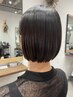 【新規】乾かしただけで可愛いボブ♪　カット・【カラーｏｒパーマ】・TR