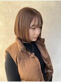 ブリーチなしベージュカラー
