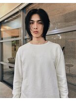 メゾンアクア 表参道(Maison ACQUA)&nbsp;=メンズボブ/ダークアッシュ/ニュアンスパーマ／MEN’S HAIR