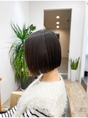 【Say.福岡】大人可愛い×ミニボブ×切りっぱなしボブ×アッシュ