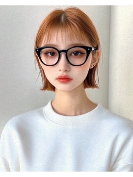 スロウ(srow) 外ハネbob × pail orange