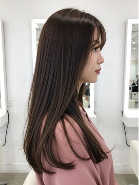 エル 新小岩(elu) 美髪/ワイドバング/レイヤーカット/くすみベージュ/新小岩駅