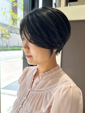 ジアン バイ ミルボン 西宮ガーデンズプラス(GIEN by milbon) 上品で綺麗な毛流れの分け目なしショート