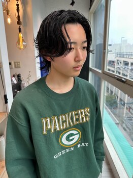 ユニ(uni)の写真/再現性の高いカットやパーマで、朝のセットも楽に♪ON/OFFどちらも決まるスタイルをご提案します！