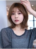 レイヤーボブ/レイヤーカット/くびれレイヤー/韓国風ヘア