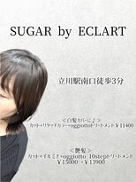 シュガー バイ エクラート 立川南口店(SUGAR by ECLART)&nbsp;【立川】クビレイヤー/サイドバング/モミレゲ【髪質改善】