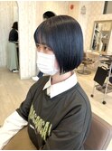 【地毛風】髪質改善縮毛矯正×ミニボブ♪