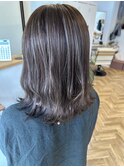 白髪ぼかしハイライト！！