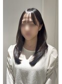 フェミニン韓国レイヤー/細毛でもふんわりアレンジ