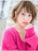 大人可愛いフレンチカジュアルボブレイヤーh4越谷10代20代30代