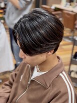 イエローコーン 金沢文庫店(YELLOW CORN)&nbsp;メンズ曲がる縮毛矯正/センターパート曲がる縮毛矯正/ニュアンス