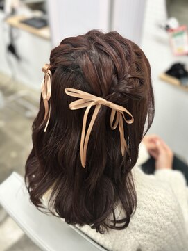アールグランデ 静岡店(R GRANDE) 編み込みハーフツイン