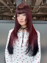 アルバム 銀座(ALBUM GINZA)&nbsp;前髪カット似合わせカット顔周りレイヤー韓国ヘア_F31300