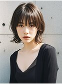 ミニボブショートウルフマッシュショートハッシュカット40代