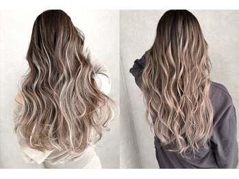 アリュールヘアー ヴィヴィ(ALLURE hair vivi)の写真/垢抜けハイライトダブルカラー◎白髪ぼかしにも対応！日本人に似合うデザインと丁寧な提案が魅力です★