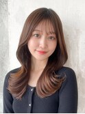*20代30代40代◎小顔シースルー前髪くびれヘアレイヤーカット