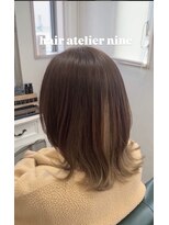 ヘアアトリエ ナイン 岡部店(hair atelier nine)&nbsp;ヘッドスパ/チェリーレッド/ハイレイヤーウルフ/髪質改善/福島市