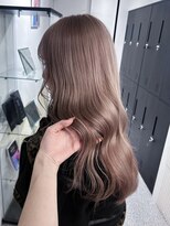 ペレ 渋谷(PELE)&nbsp;前髪/マチルダボブ/ピンクベージュ/インナーグレージュ/渋谷