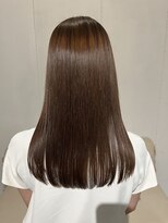 カーフ アオゾラヘアー 光の森2号店(calf AOZORA HAIR) 酸性ストレート ナチュラルブラウン 好印象ストレート 美髪
