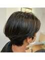 ラフィスヘアーヴィレ 福山店(La fith hair wille) 前髪長めのセンターパート