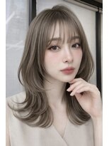 ロイ(Roi)&nbsp;Roi渋谷・レイヤーセミロング・ベージュカラー