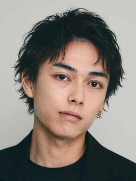 バイフィフス 原宿/表参道(by fifth) 緩め波巻きスパイラルパーマシャドウパーマメンズセンターパート