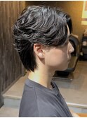 襟足ありニュアンスパーマ