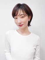 ハウスアンドヘアーワークス(House&Hair works) 前髪長め大人小顔ショート30代40代50代 藤沢