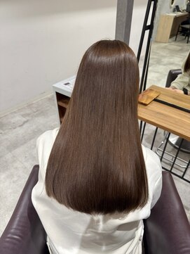 キャパ セントラル 天神 大名店(CAPA central) ベージュブラウン  髪質改善 ダメージレス 艶髪