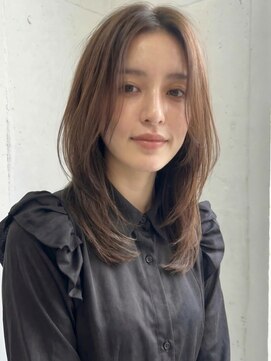 カバーヘアアンドスパ ブリス 浦和(COVER HAIR&SPA bliss) ミルクグレージュクラゲカットくびれヘアワンホンレイヤー20代