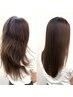 【期間限定!!】カット+髪質改善縮毛矯正+4stepトリートメン¥11800