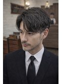 大人men's/ニュアンスパーマ/リバースセンターパート/銀座駅