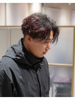 アレアル 広島並木通り店(ALEAR)&nbsp;メンズカット/ツイストフェザーパーマ/メンズパーマ/眉毛