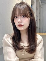 レイヤーカット&顔周りカット&髪質改善 Fann.【7月31日NEW OPEN（予定）】&nbsp;髪質改善　レイヤーカット　韓国風　神戸三宮元町　艶髪　顔周り