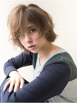 ローラン(ROULAND) くせ毛風小顔とろみワンカールバレイヤージュ