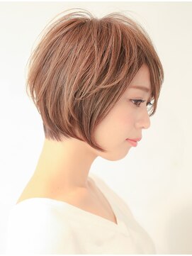 サンド 銀座(sand) 小顔斜めバング＆厚めバングのマーメイドアッシュハニーヘア