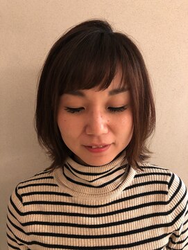 ロンド 銀座(Lond) 【Lond 中野 千帆】大人カジュアル★外ハネミディ